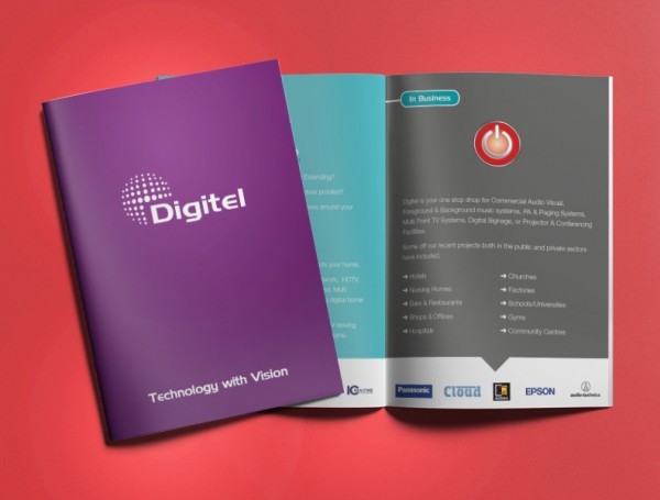 Digitel Smart Home Automation Systems – Brochure Print & Design