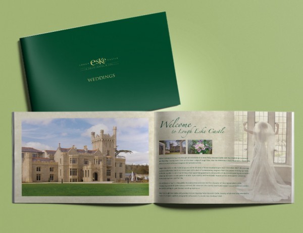 Lough Eske wedding Brochure Print & Design