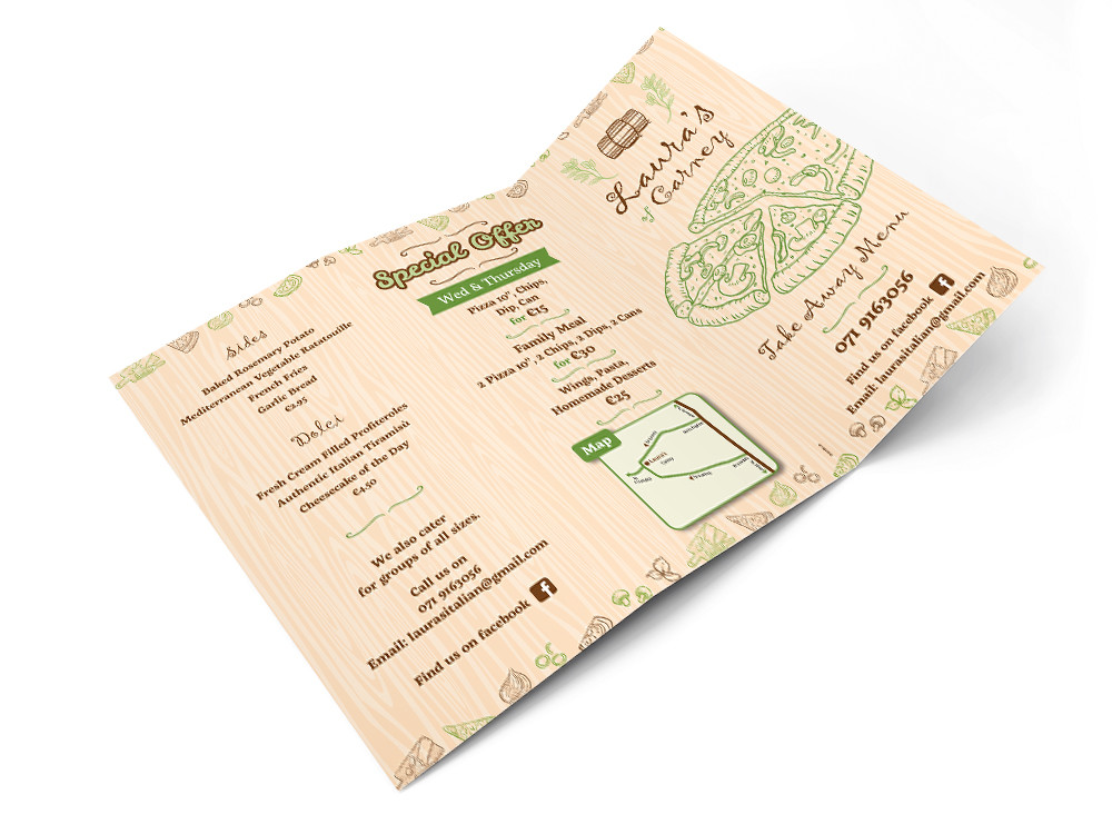 Laura's Italian Restaurant menu